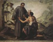 Bartolome Esteban Murillo Brother Juniper and the Beggar (mk05) painting